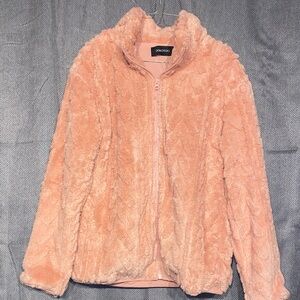 Soft Blush Teddy Jacket for Women